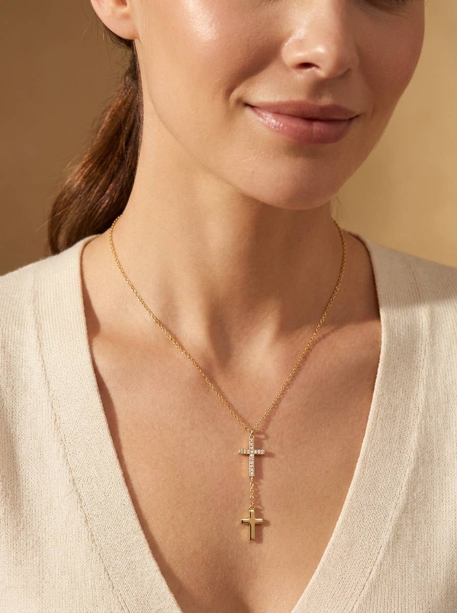 Stainless Steel Y Necklace