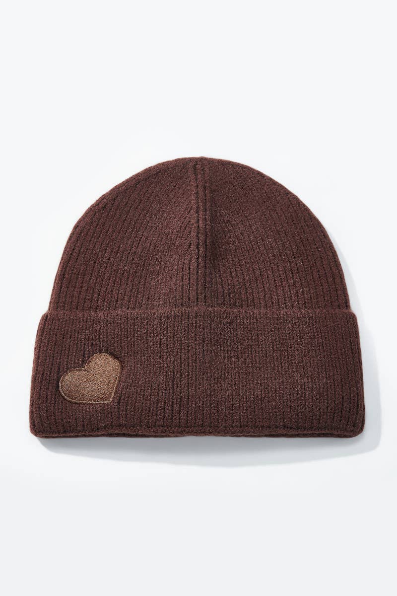 Knitted beanie with subtle Embroidery - Winter Collection 2026