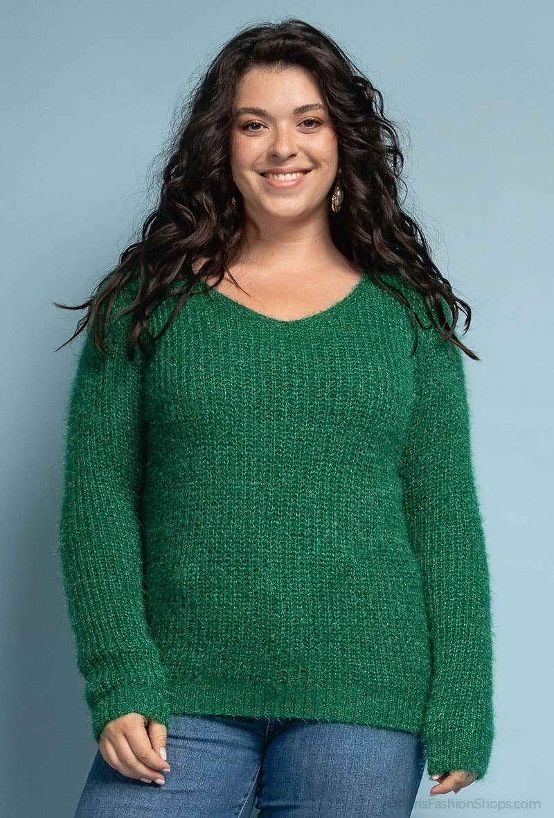 Lightweight V-Neck Knitted Sweater - Winter Collection 2026