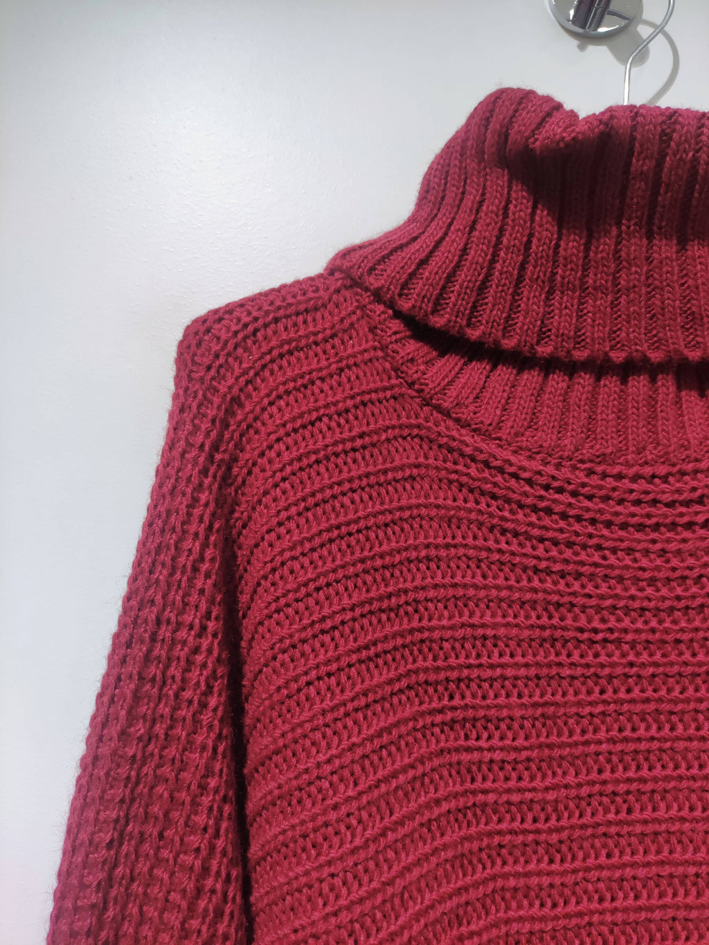 Oversized Ribbed Turtleneck Sweater - Winter Collection 2026