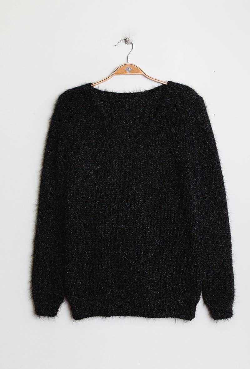 Lightweight V-Neck Knitted Sweater - Winter Collection 2026